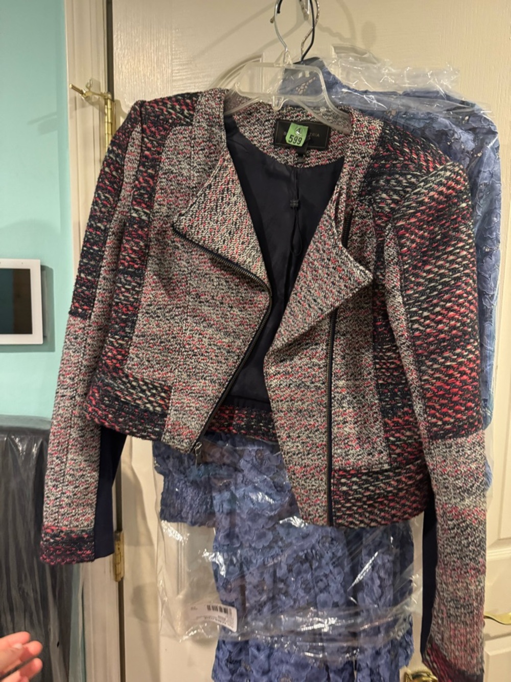 BCBGMaxAzria Dark Navy Lined Jacket